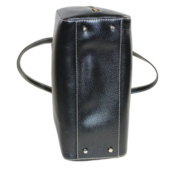 Kate Spade Grand Street Speedy Styling Black Leather Melinda Satchel - Picture 7 of 10